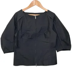 良品 3.1 Phillip Lim 3.1フィリップリム ボリュームスリーブ ジップジャケット サイズ2 ブラック レディース 古着 中古 USEDのサムネイル