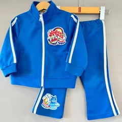 アンパンマン バイキンマン ジャージセットアップ 青 ブルー Kids Jounior キッズ ジュニア 90cmのサムネイル