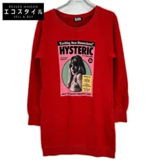 HYSTERIC GLAMOUR ヒステリックグラマー 01201CO01 ﾚｯﾄﾞ CITY OF NAKED WOMANﾜﾝﾋﾟｰｽ F