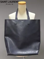 ★SAINT LAURENT PARIS サンローラン レザー トートバッグ BIG BAG 大容量 ブラック系 ポーチ付き　ユニセックス