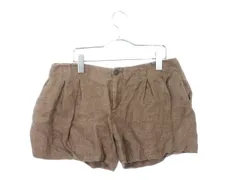 シーバイクロエ SEE BY CHLOE パンツ ショート タック 麻 リネン 40 茶 ブラウン 国内正規品 /hkのサムネイル