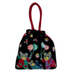 お値下げ‼️♡フェイラー　モンプティシャ　巾着　 ブラック　新品未使用　　　完売品 モンプティシャ 巾着 MCH-260375（WEB限定）(ブラック): FEILER