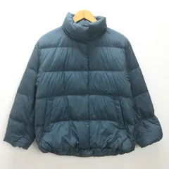 g■ユニクロ/UNIQLO ウルトラライトダウンコクーンジャケット/311-421618【S】緑系/LADIES/K15【中古】■