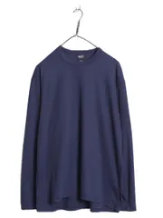 【お得なクーポン配布中!】 00s USA製 パタゴニア キャプリーン 長袖 Tシャツ メンズ L 古着 オールド アウトドア ストレッチ アンダーシャツ ロンT インナー 無地 紺