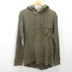 g■ラブレス/LOVELESS プルオーバーパーカー/ワッフル地【3】カーキ系/men's/57【中古】■のサムネイル