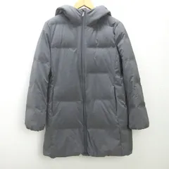 d■ユニクロ/UNIQLO 212-429467 シームレス ダウンショートコート 【XL】灰/LADIES/21w【中古】