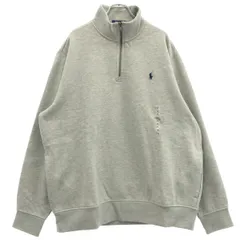 POLO RALPH LAUREN ポロラルフローレン ハーフジップスウェットプルオーバー 710929587001 グレー XL