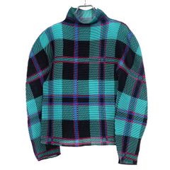 極美品 me ISSEY MIYAKE 25AWタータンチェックプリーツトップス - メルカリ