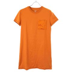HERMÈS エルメス オレンジ 半袖ワンピース - メルカリ