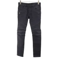 BALMAIN HOMME バルマン オム 15SS ストレッチスキニー バイカーデニムパンツ S5HT551C710 ブラック 27のサムネイル