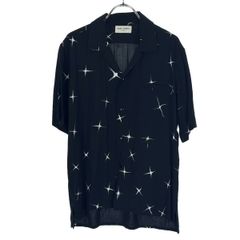 SAINT LAURENT PARIS プリント半袖シャツ 38 - メルカリ