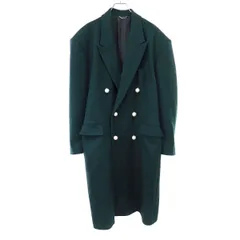 JOHN LAWRENCE SULLIVAN ジョン ローレンス サリバン 20AW HERRINGBONE TWEED BACK SIDE TUCKED COAT パールダブルコート 1B002-0220-09 グリーン 44のサムネイル