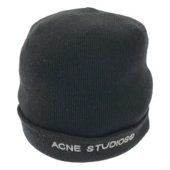 Acne Studios アクネストゥディオズ ロゴエンブロイダリーニットキャップ ビーニー FN-UX-HATS000252 ブラックのサムネイル