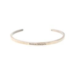 Maison Margielaロゴシルバーバングル SM1UY0052 - メルカリ