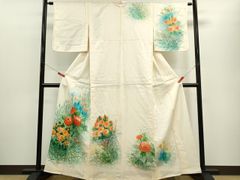 着物 振袖 墨流し 竹梅 正絹 - メルカリ