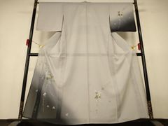しつけ付き 訪問着 付け下げ 花籠文様 グレージュ - メルカリ