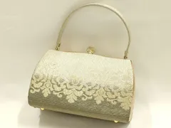 平和屋着物●和装小物　和装バッグ　ハンドバッグ　つづれ織　礼装　金銀糸　逸品　AABH6633ay
