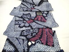 T 格安 有松絞り 浴衣 リメイク用 素材 材料 まとめ売り 着物 和服 7点