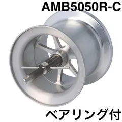 【5000C/5001C オールド用】AMB5050R-C 溝深さ5mm シルバー マイクロキャストスプール NMBベアリング付 (ABU アンバサダー Avail)のサムネイル