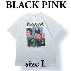 2016 BLACK PINK ブラックピンク Tシャツ 白 ホワイト フォト プリント デビュー 当時 メンバー 初期