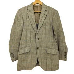 ハケットロンドン hackett london HBONE CHECK JKT Robert NOBLE 生地 シルク リネン ヘリンボーン チェック 2B テーラードジャケット メンズ UK：38 のサムネイル