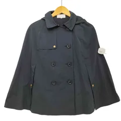マッキントッシュフィロソフィー MACKINTOSH PHILOSOPHY フーデッド ダブルブレスト ポンチョ コート レディース JPN：38 のサムネイル