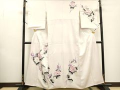 平和屋着物●豪華振袖　折鶴花毬文　暈し染め　金彩　正絹　逸品　DABC3436az 平和屋着物○豪華振袖 折鶴花毬文 暈し染め 金彩 正絹 逸品 DABC3436az