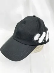 OFF-WHITE オフホワイト スプレープリント キャップ sizeF/黒 ■■◎メンズのサムネイル