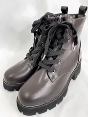 あしながおじさん 8980733 043 ショート レースアップ ブーツ size23/茶 ■■レディース