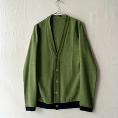 FRANK LEDER カーディガン / S ウール シルク グリーン ドイツ製 K6-03010-9440のサムネイル