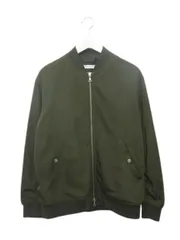 B&Y ユナイテッドアローズ BEAUTY&YOUTH ビューティー&ユース WARDROBE SMART ライト ツイル MA-1 ブルゾン L カーキ アウター 上着