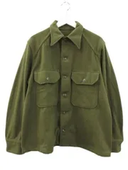 ヴィンテージ VINTAGE U.S.ARMY 50s OG-108 前期型 ウールフィールドシャツ オリーブ Mのサムネイル