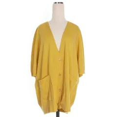 ドリスヴァンノッテン DRIES VAN NOTEN カーディガン ニット セーター 半袖 M マスタード 黃 231-2900のサムネイル