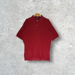 90's vintage 90年代 ヴィンテージ Polo by Ralph Lauren ポロバイラルフローレン ポロシャツ 半袖 ポニー刺繍 CANADA製 Lサイズ ピンク レッド