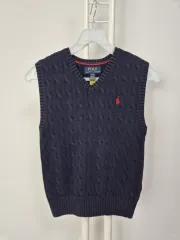 ポロ ラルフローレン ニット ベスト ネイビー/8