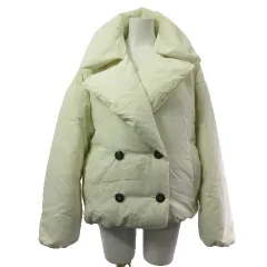 ココディール COCO DEAL タグ付き 25AW 75619382 パファービッグカラーダウンコート ジャケット 白 ホワイト 1のサムネイル