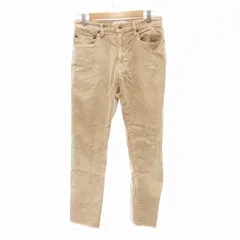 ジョンブル JOHNBULL コーデュロイパンツ ストレートシルエット カットオフ S ベージュ /JS