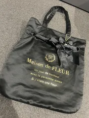 Maison de FLEUR　リボン付きトートバッグ
