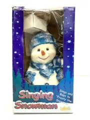 希少　スノーマン　シンギング　レトロ　ヴィンテージ　Singing Snowman　クリスマス雑貨 A8260B08