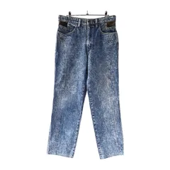 80s　90s　EURO wrangler　ラングラー　デニムパンツ　ケミカルウォッシュ　ビンテージ