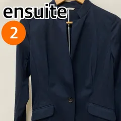 ensuite エンスウィート アウター ジャケット テーラードジャケット ネイビー レディース 2サイズ 【CT2777】のサムネイル