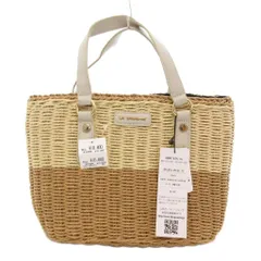 ラバガジェリー LA BAGAGERIE タグ付き かごハンドバッグ ペーパー ベージュ 白 ホワイト /JSのサムネイル