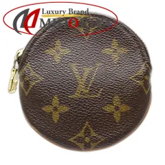 【中古】LOUIS VUITTON ルイヴィトン モノグラム コインケース M61926 ポルトモネロン ブラウン レディース /181777
