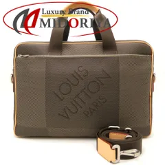 LOUIS VUITTON ルイヴィトン ダミエ ジェアン アソシエPM N58039 ビジネスバッグ テール (ブラウン系) メンズ/353033【中古】