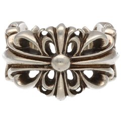 BUYMA購入」美品 ダブルフローラルクロスリング20号 【値下げ無し