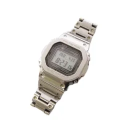 カシオジーショック CASIO G-SHOCK フルメタル 腕時計 デジタル ソーラー 電波 シルバー色 GMW-B5000D-1JF /AN56