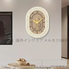 掛け時計 モダン シック サイレントクロック 静音 ホワイト チューリップ アナログ おしゃれ インテリア アート 壁掛け ウォール クロック リビング 4-7のサムネイル