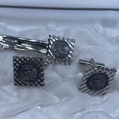 三菱　MITSUBISHI　ネクタイピン　カフス　セット　1917　ネクタイピン　　タイピン　メンズ　紳士　正装　フォーマル　パーティー　婚礼