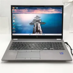 サマーセール 5台限定 中古美品 NVIDIA RTX A4000 Wi-Fi有 ゲーミング ノートパソコン hp ZBook Fury G8 Core i9 11950H 64GB 2TB 高速SSD カメラ Windows11 Office済のサムネイル