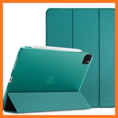 【新品】 ProCase iPad Pro 11 ケース 第4/3/2/1世代に適用（2022 2021 2020 2018)、[Apple Pencilのペアリングと充電に対応] 三つ折り スタンド スマートカバー - エメラルド